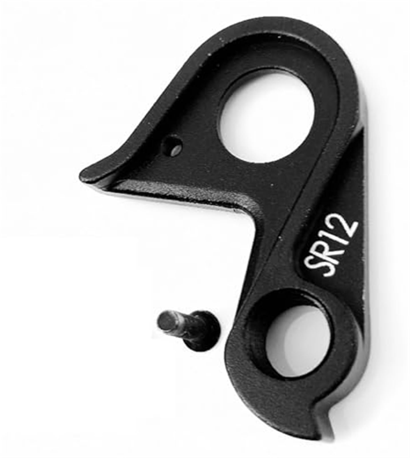 Wivplex 2 Stück Fahrradteile Mech Dropout, for BMC,58#301092 Teammachine Disc Road Roadmachine Urs Four One Gear Schaltwerk Rd Hanger Schaltauge(Black 2PC Lock NUT) von Wivplex