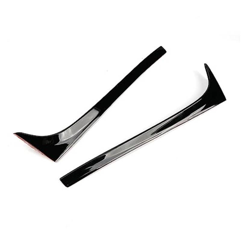 Wivplex 2 Stück Heckscheibenspoiler Seitenflügel Schwarz, for Golf, 7,5 MK7 MK7,5 2014-2021 38,5 x 9,4 cm ABS ABS Autoteile Heckspoiler Heckscheiben-Seitenspoilerflügel von Wivplex