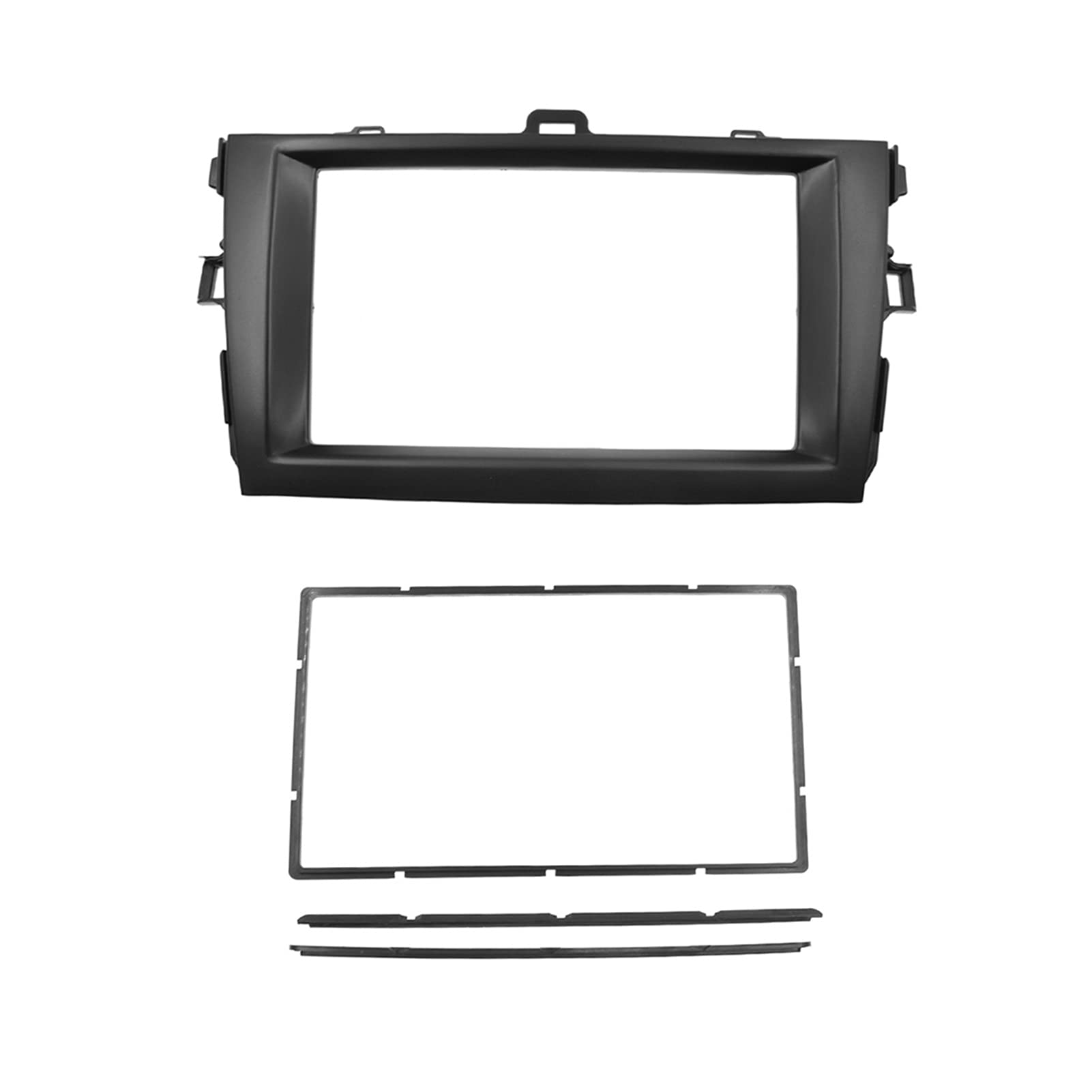 Wivplex 2Din DVD GPS Stereo Radio Blende Armaturenbrett Rahmen Panel Montage Installation Trim Kit, for Toyota, for Corolla, 2008-2010 Radioblende von Wivplex