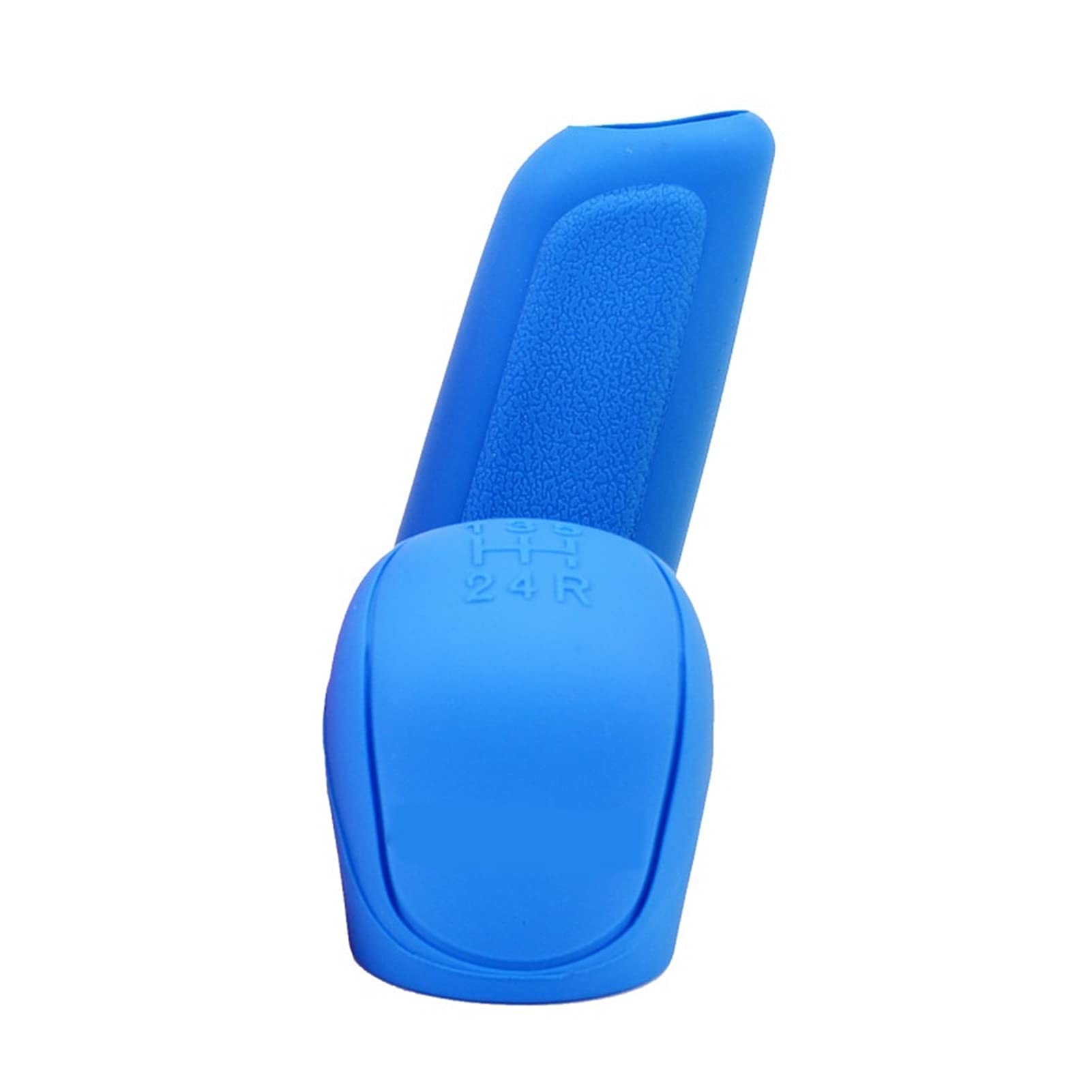 Wivplex 2Pc Auto Auto Manuelle Silikon Shift Getriebe Kopf Knob Abdeckung Handbremse Hand Brems Abdeckungen Hülse Fall Haut Schutz Auto Styling Schaltknauf(Blue) von Wivplex