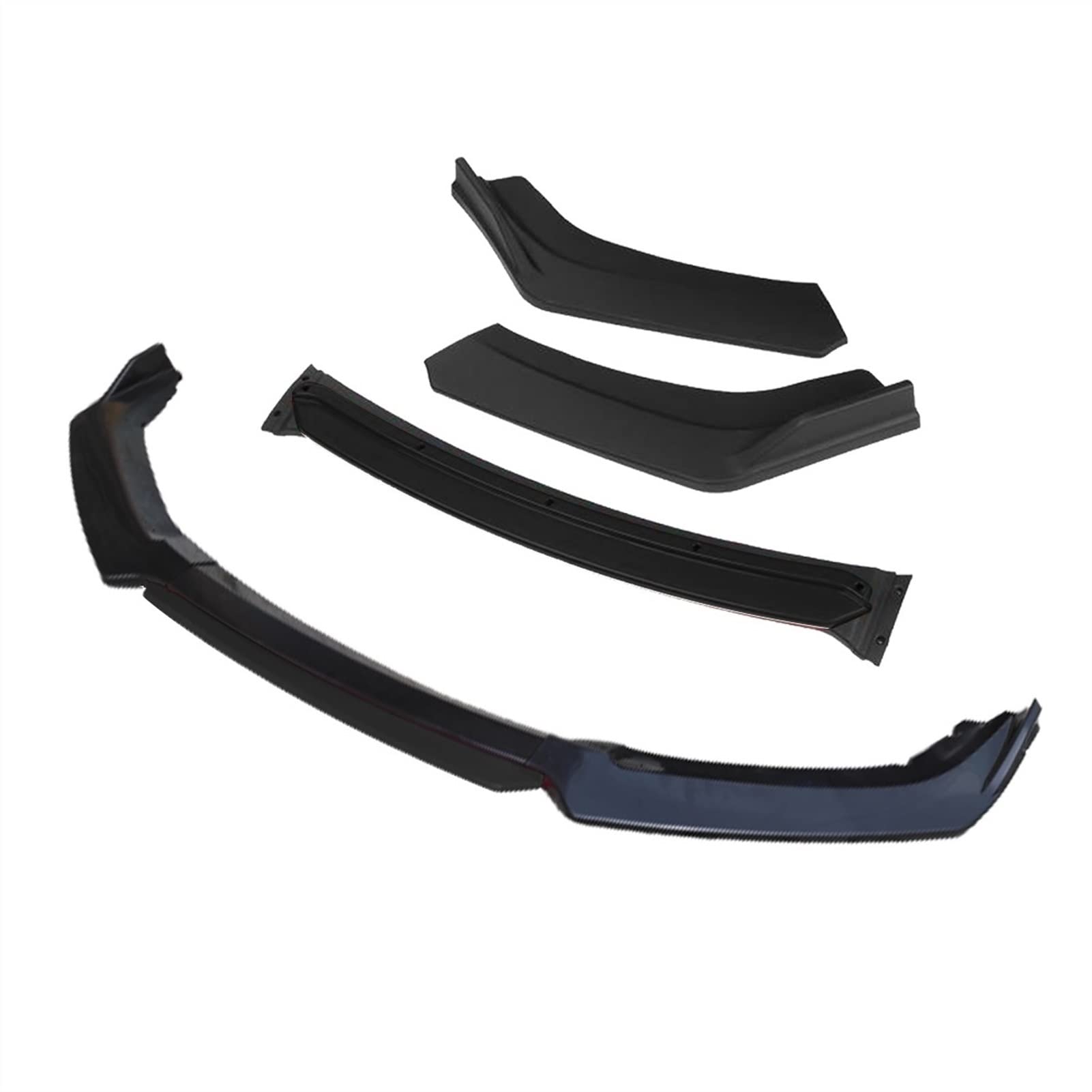 Wivplex 3 Stück Autozubehör Frontstoßstange Lippe Schwarz Diffusor Body Kit Spoiler, for Toyota, Auris Kinnspoiler für die vordere Stoßstange(4pcs+Black) von Wivplex