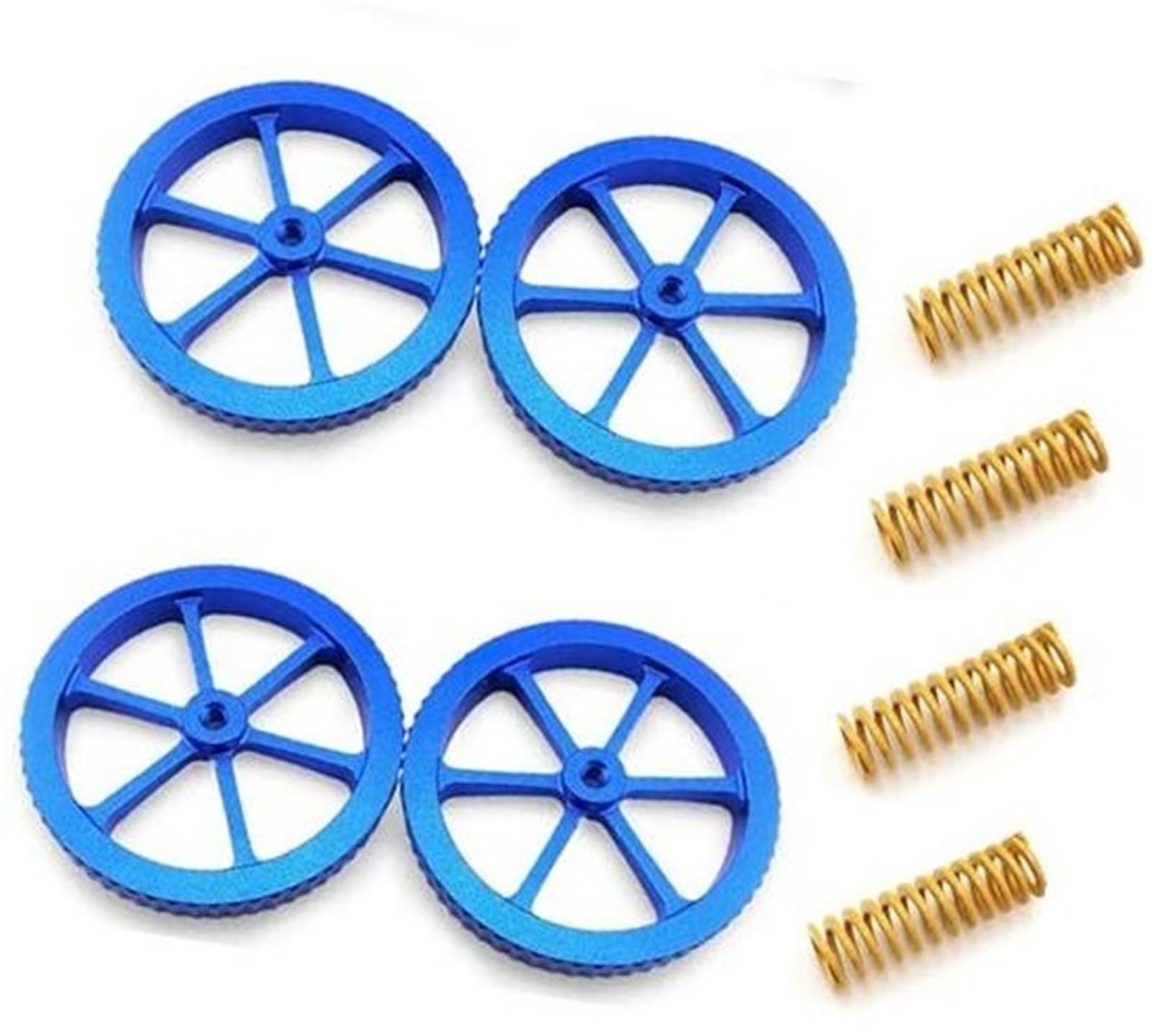 Wivplex 3D-Druckerbett-Nivellierungsset, 5 Stück Ender 3 Silikon-Betthalterungen und 4 Stück 3D-Drucker-Nivelliermuttern, for Ender 3 S1/ Ender 3 S1 Pro/Ender 3 V2/Ender 3 Pro/Ender 3 Max, Ender 5, CR Wivplex 3D-Druckerbett-Nivellierungsset, 5 Stück Ender 3 Silikon-Betthalterungen und 4 Stück 3D-Drucker-Nivelliermuttern, for Ender 3 S1/ Ender 3 S1 Pro/Ender 3 V2/Ender 3 Pro/Ender 3 Max, Ender 5, CR von Wivplex