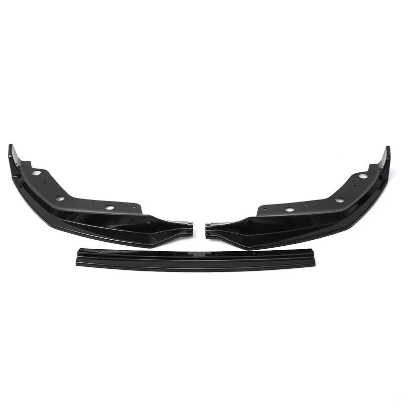 Wivplex 3PCS MP Stil G20 Auto Vordere Stoßstange Lip Spoiler Splitter Diffusor Abnehmbare Körper Kit Abdeckung Schutz, for, 3 Serie G20 2019 2020 Kinnspoiler für die vordere Stoßstange(Glossy Black) von Wivplex