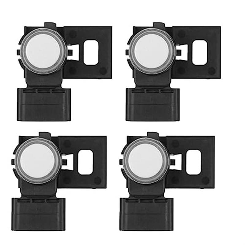 Wivplex 4 STÜCKE 3-farbige Einparkhilfe-Sensoren, Rückfahrassistent, for 39680-TV0-E111-M1 39680TV0E111M1 0263023776 Parksensoren(White) von Wivplex