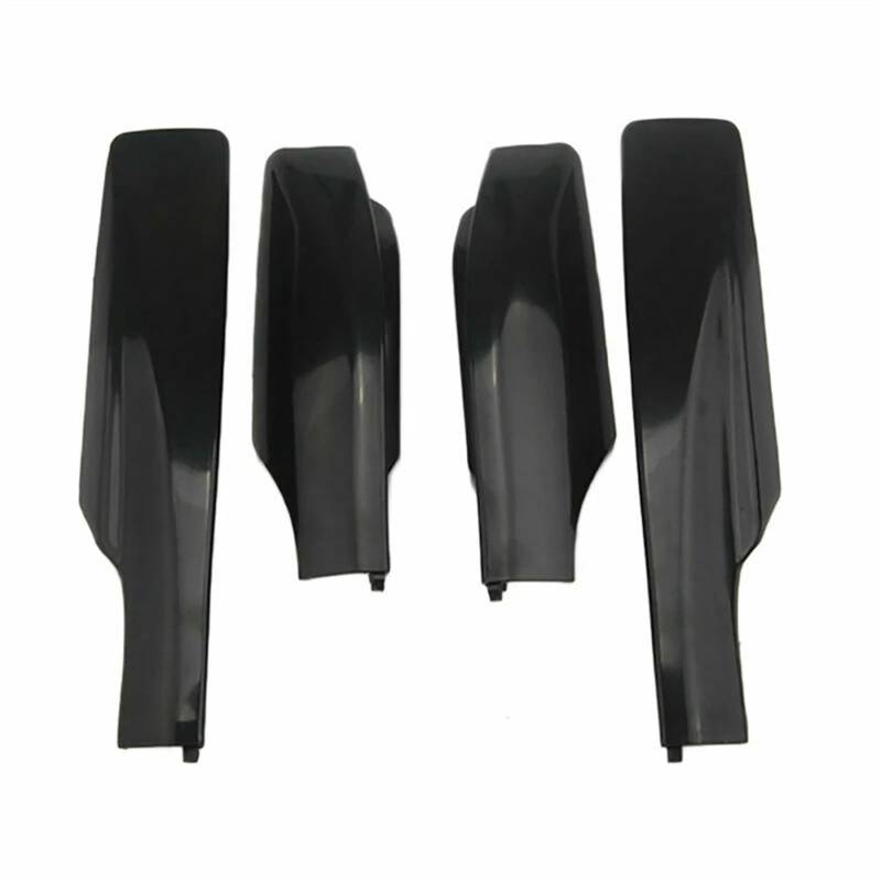 Wivplex 4 Teile/Satz Dachträger Shell Schutzhülle, for Toyota, for RAV4, for XA30 2006-2012 Vorne Hinten Schwarz Dach Gepäck Bar Schiene End Shell Dachträger von Wivplex