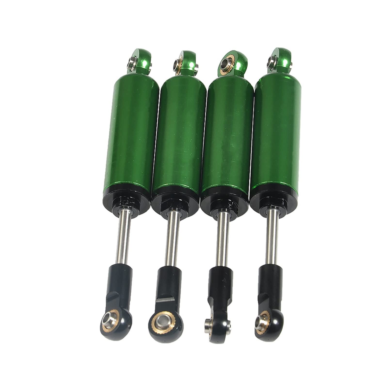 Wivplex 4PCS Metall Lift Suspension Stoßdämpfer 90mm Interne Feder Dämpfer 1/10 Axial SCX10 D90 RC Crawler Teile Rc-Auto-Stoßdämpferhalterung(Green) von Wivplex