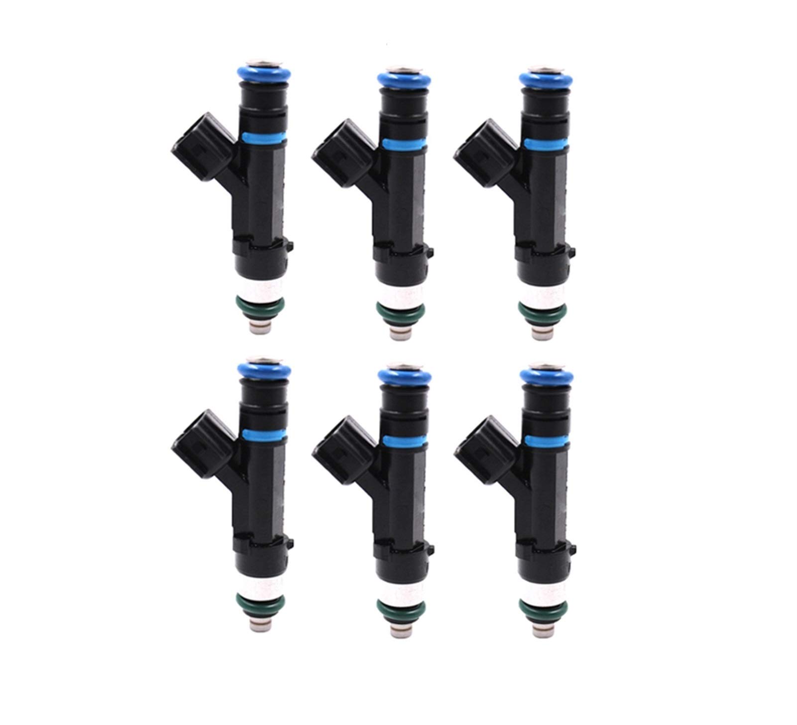 Wivplex 6 PCS Kraftstoff Injektor, for Jeep, Liberty, for DODGE, Dakota, for Mitsubishi, Raider 3,7 L Kraftstoff Düse 53032701AA 0280158020 Einspritzdüsen für Benzin von Wivplex