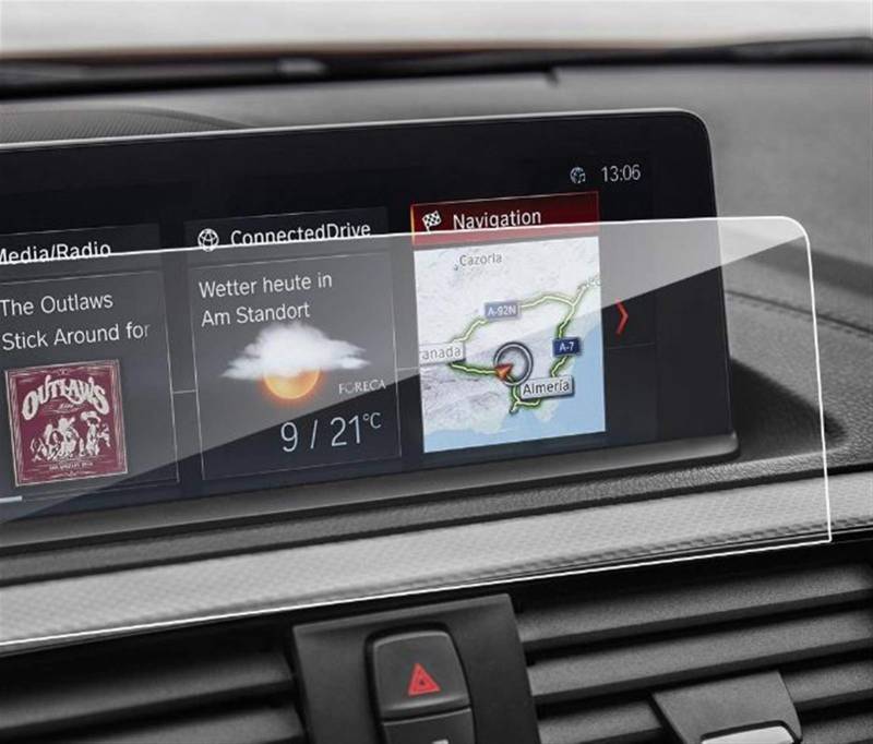 Wivplex 8,8 Zoll A Auto-Navigations-Displayschutz aus gehärtetem Glas for die 2er-/3er-/4er-Serie, Auto-Innenraum-Schutzaufkleber Displayschutzfolien von Wivplex