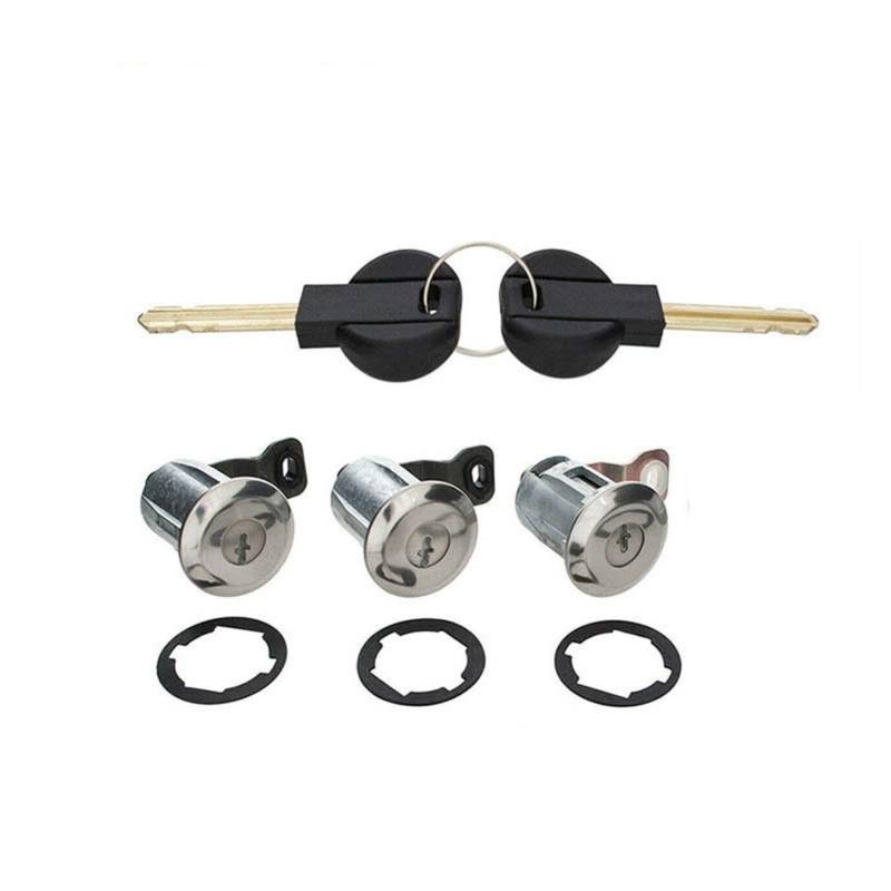 Wivplex 9170G3 252522 Links RECHTS TÜRSCHLOSS Zylinder MIT 2 SCHLÜSSEL, for Citroen, BERLINGO XSARA Picasso, for Peugeot, for Partner, Schiebetürrolle von Wivplex