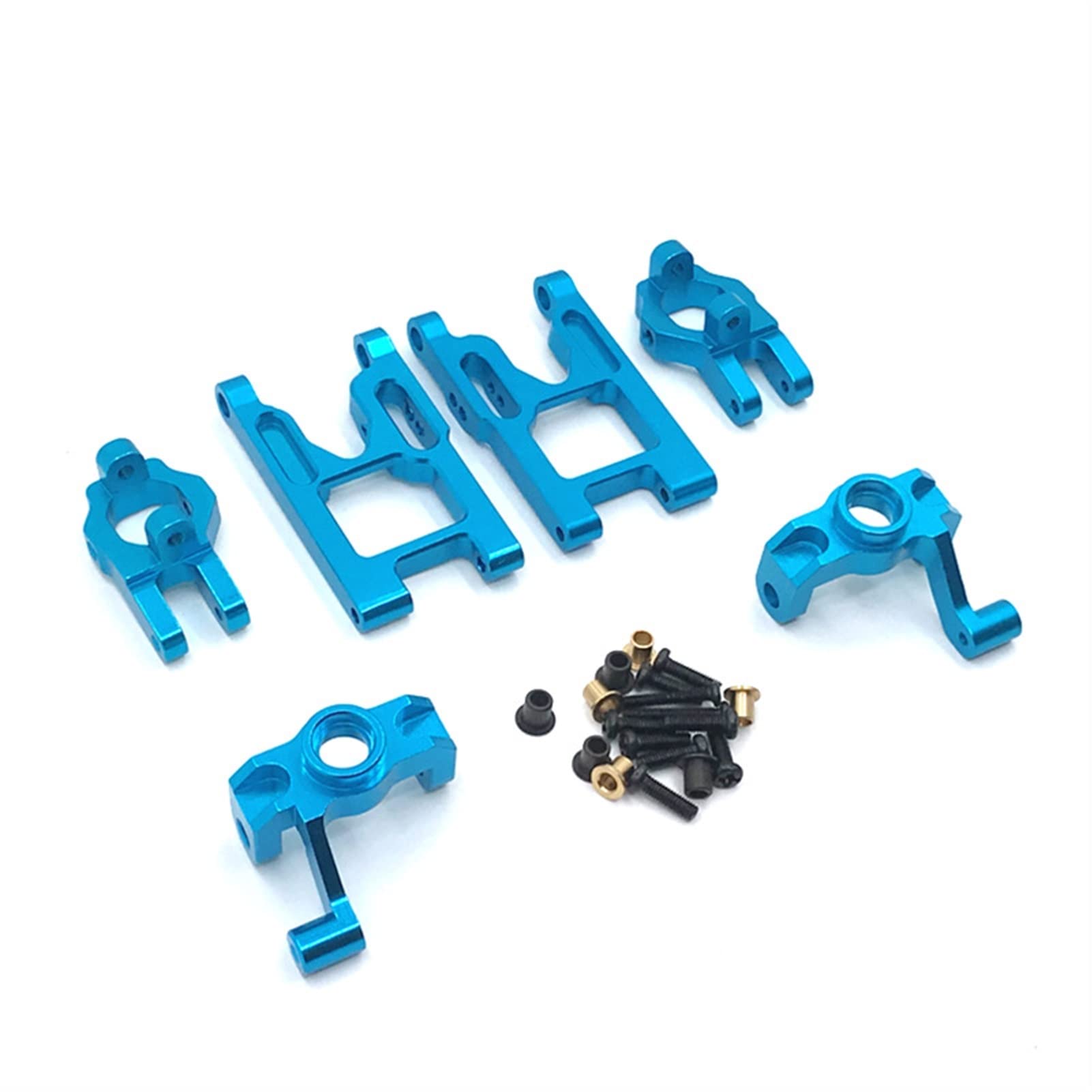 Wivplex Arm C, for Sitz, Lenkschale, Fahrzeugmodellteile, for WLtoys, 12427 12428 AB 12423 RC-Autoteile Rc-Auto-Stoßdämpferhalterung(Blue) von Wivplex