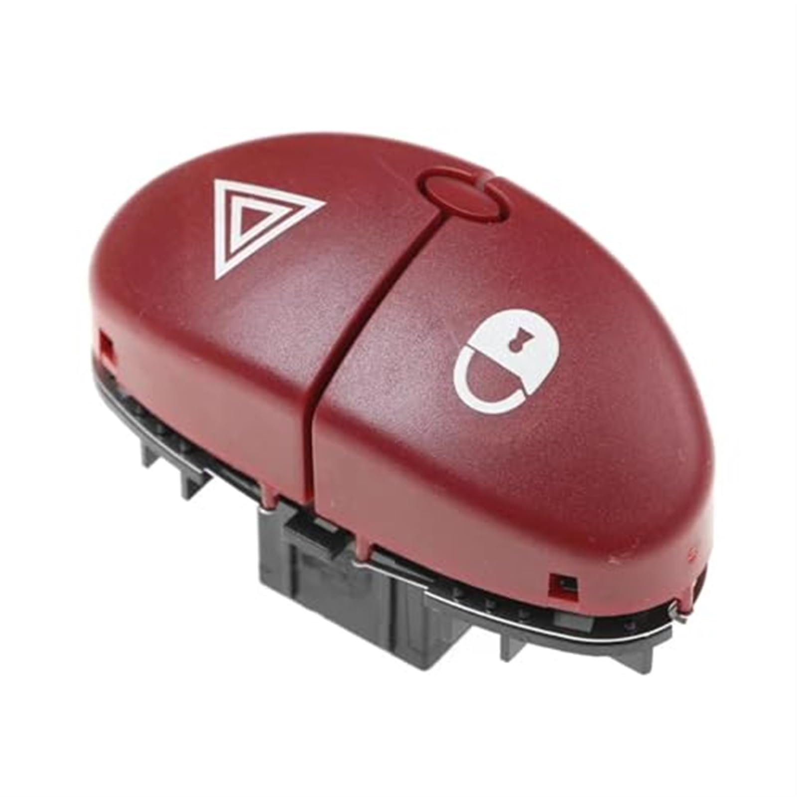 Wivplex Auto Auto Zubehör Warnblinkschalter Gefährliche Lichtschaltertaste, for Peugeot, 206 207, for Citroen, C2 6554L0 6554.L0 Warnblinklichtschalter von Wivplex