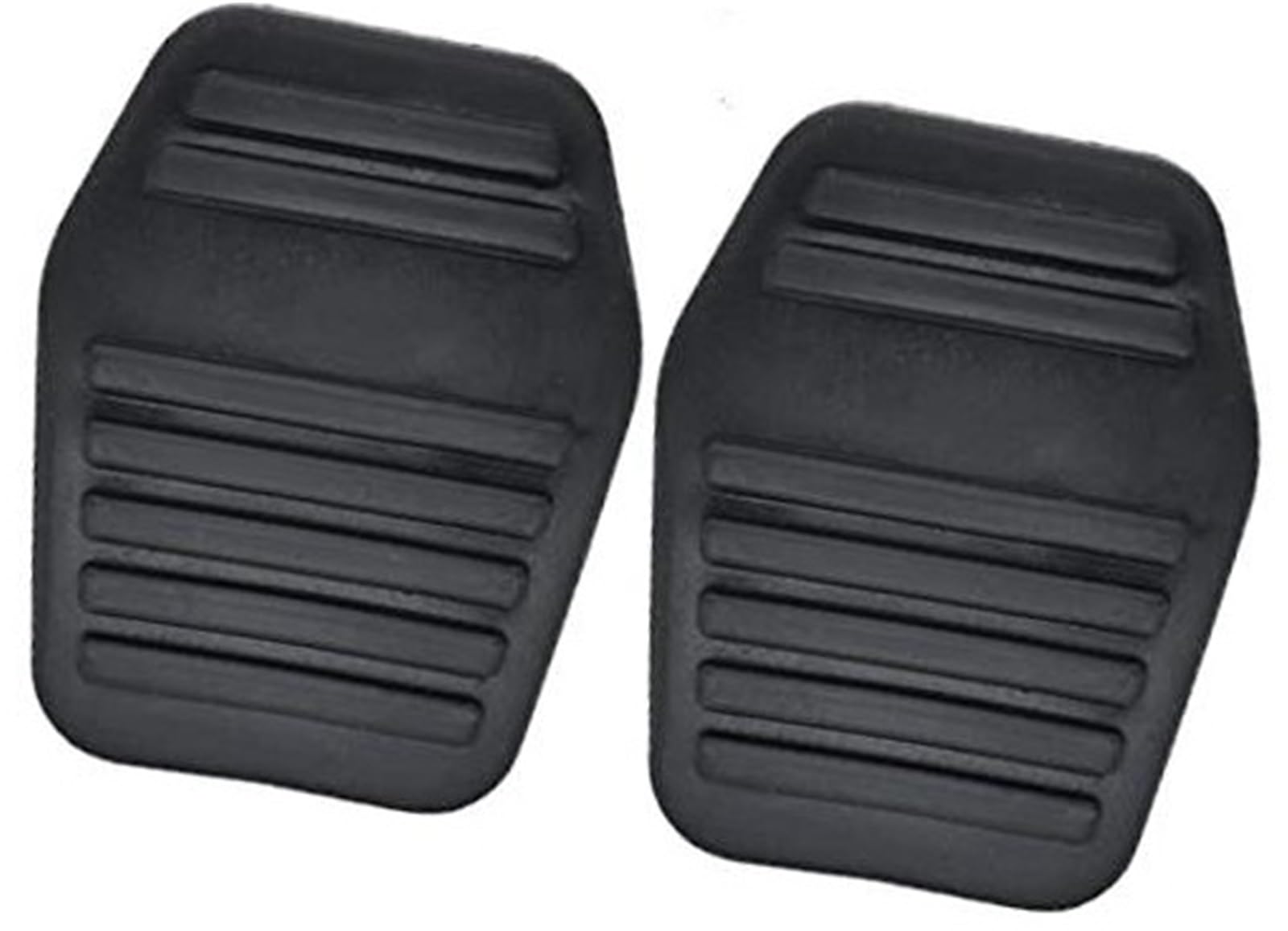 Wivplex Auto-Bremskupplungspedalauflage, Gummiabdeckung, 2 Stück, for Ford Transit MK6 MK7 2000–2014, for Focus, 1998–2005, for Fiesta, 2001–2008 Auto-Pedalabdeckungs-Set für den Innenraum von Wivplex