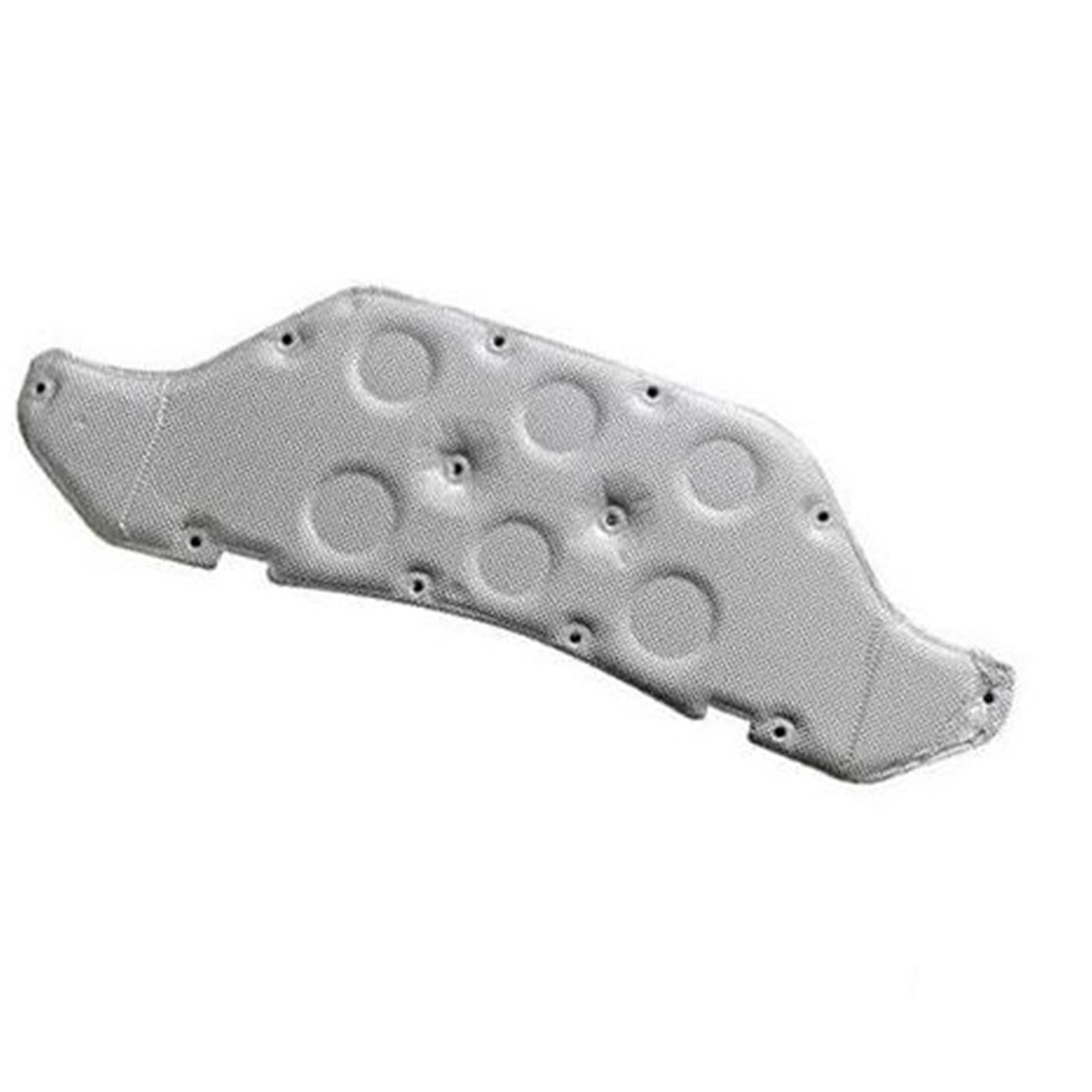 Wivplex Auto-Front-Motorhauben-Isolierung, Wattepad, Schallwärmematte, schalldichte Baumwolle mit Schnalle, for Mercedes, for Benz, GLA H247 2020 Schalldämpfer-Pad(Silver) von Wivplex