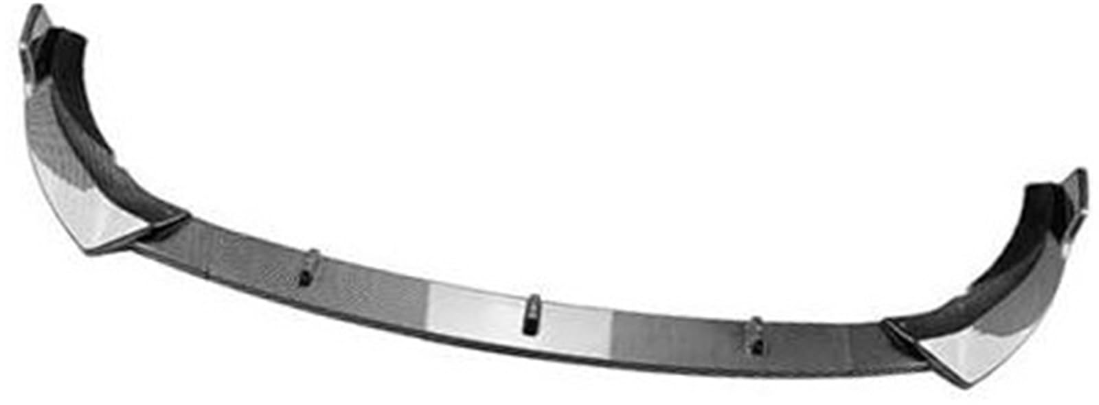 Wivplex Auto-Frontspoiler, Frontstoßstangen-Lippenkörper-Kit, Spoiler-Splitter, Stoßstangen-Lippensplitter, for Mercedes-Benz, for C-Klasse W205 C205 S205 2019–2021 Frontlippendiffusor(BLACK Carbon Lo von Wivplex