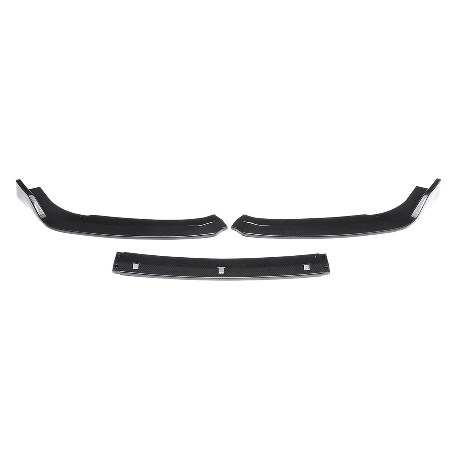 Wivplex Auto Frontstoßstange Splitter Lip Spoiler Splitter Body Kit Diffusor Schutzabdeckung, for Accord, 4Dr 2018–2019 Kinnspoiler für die vordere Stoßstange(Carbon Fiber Look) von Wivplex