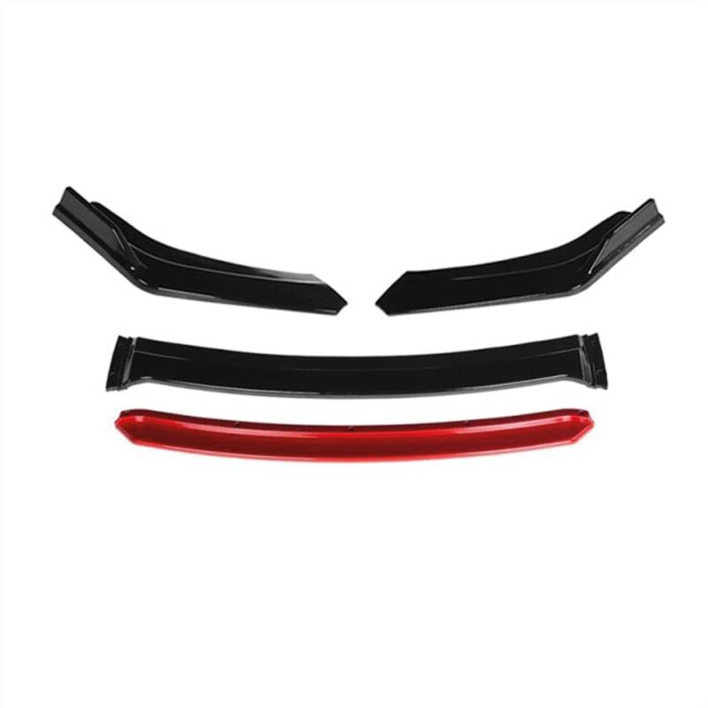 Wivplex Auto-Frontstoßstangen-Lippensplitter, Universal-Spoiler-Diffusor-Lippen-Kit, for, E46 E90 E60 E36 E39 F10 F20 F30, for, A3 A4 A5 A6 A8 Kinnspoiler für die vordere Stoßstange von Wivplex