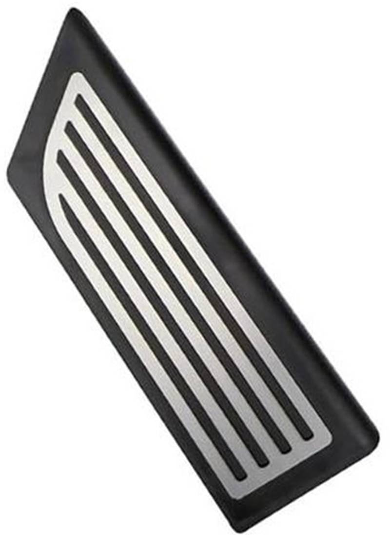 Wivplex Auto-Fußpedal, for Tesla, Modell 3 2017–2021, Gaspedal, Kraftstoff-Bremse, Pedalauflagen, Abdeckung aus Aluminium, rutschfest Kraftstoffbremspedale(BLACK 1Pc Upgrade Rest) von Wivplex