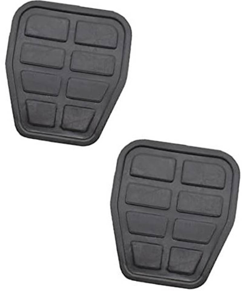 Wivplex Auto Fußpedal Bremse Kupplung Gummi Pads Abdeckung 2 Stück, for Golf, 1983-1992, for Jetta, 1984-1992 Auto-Pedalabdeckungs-Set für den Innenraum von Wivplex