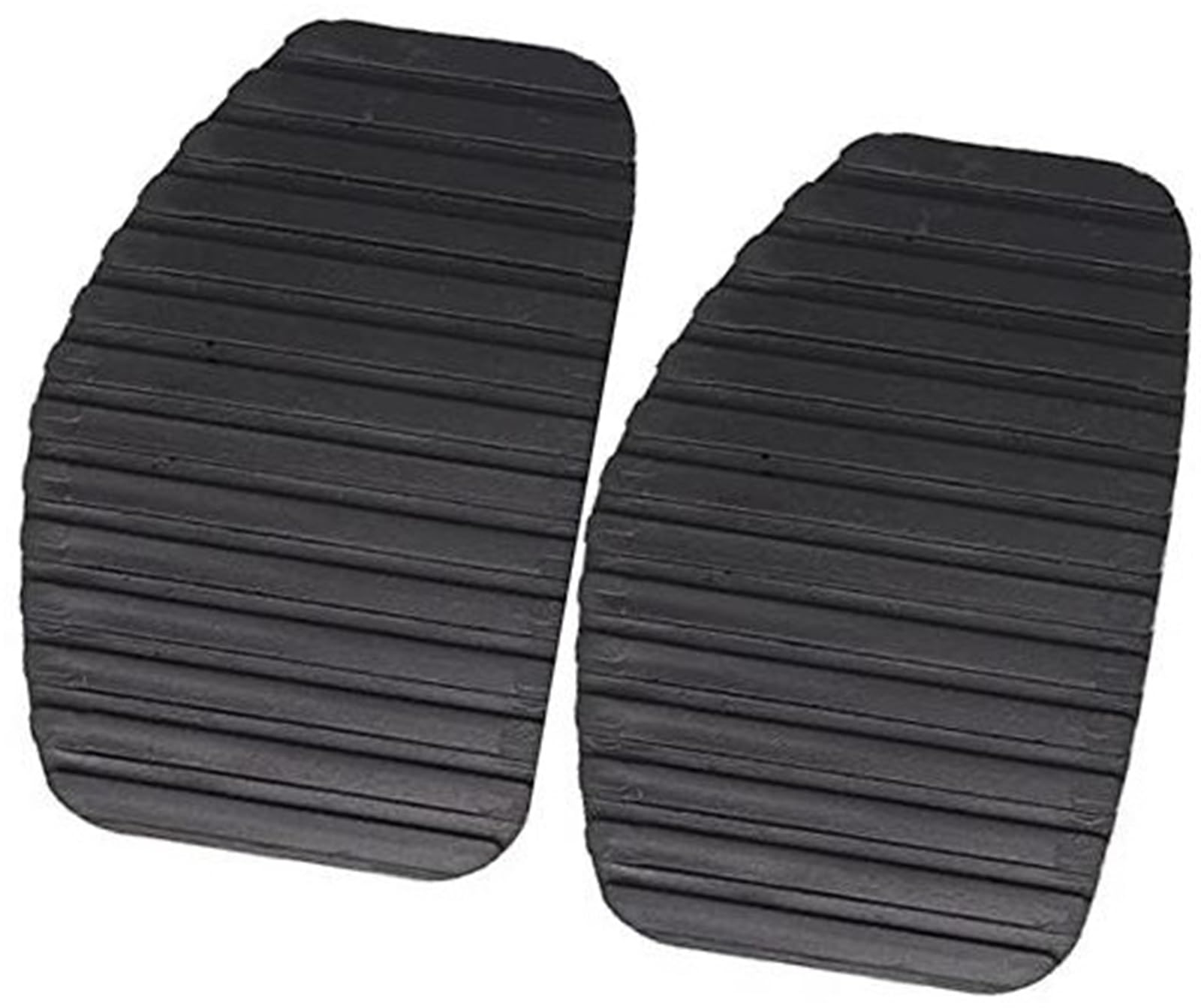 Wivplex Auto-Gummi-Bremsen-Kupplungs-Fußpedal-Pad-Abdeckungen, for Peugeot 307 2004–2009 Auto-Pedalabdeckungs-Set für den Innenraum von Wivplex