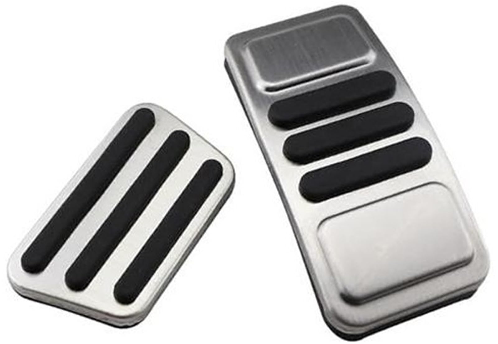 Wivplex Autopedale, for Ford, for Mustang, 2015–2021 Ersatzteile AT Pedal Bremspedalabdeckung Fußstütze Pedale Pads Kraftstoffbremspedale(BLACK AT Without Rest) von Wivplex