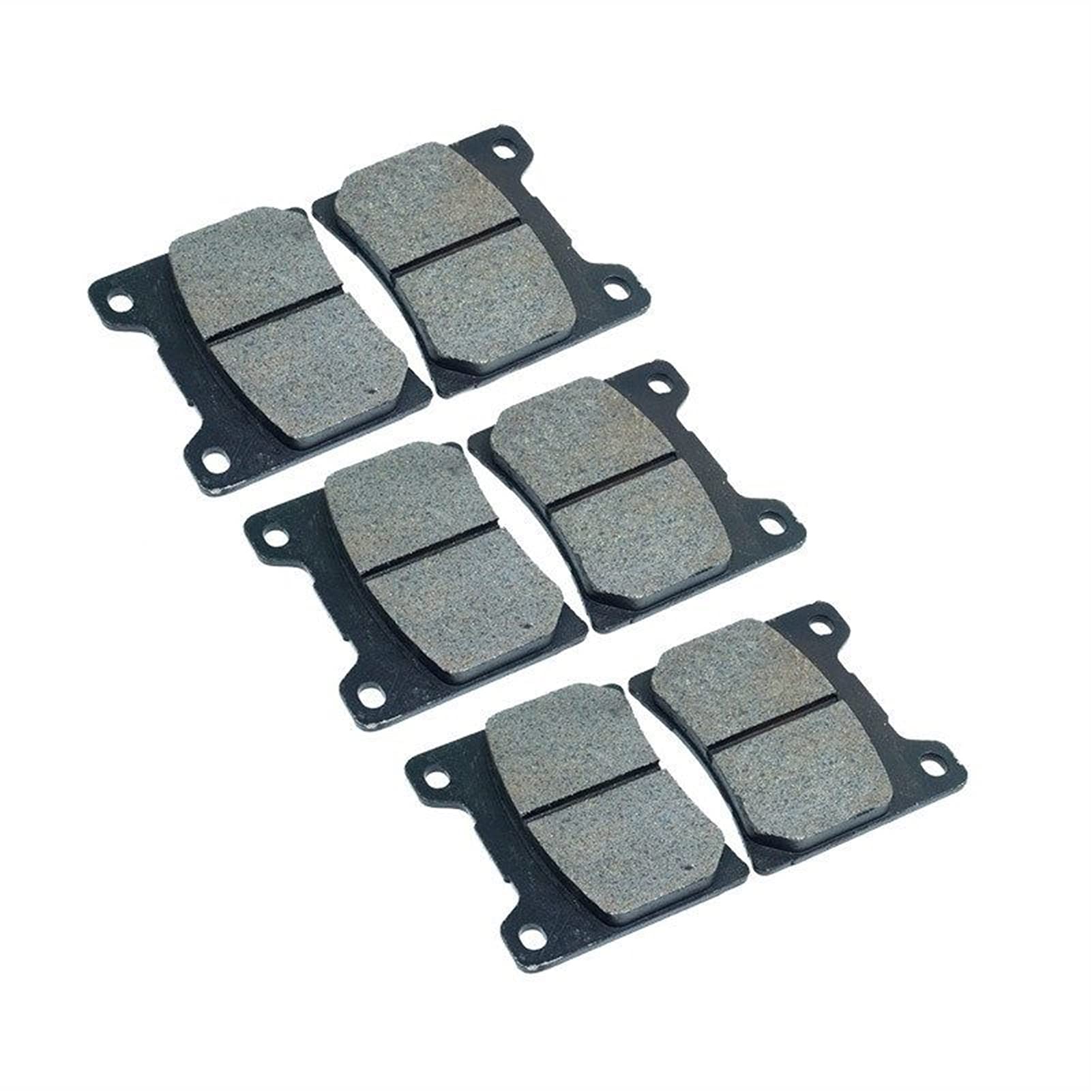 Wivplex Bremsbeläge vorn und hinten, Satz, for, FJ900 1985-1992 XJ900F 1990-1994 FJ1100 1984-1985 FJ1200 1986-1987 VMX17 V-Max 1985-1992 Motorrad-Scheibenbremsbeläge(3 Pair Front Rear) von Wivplex