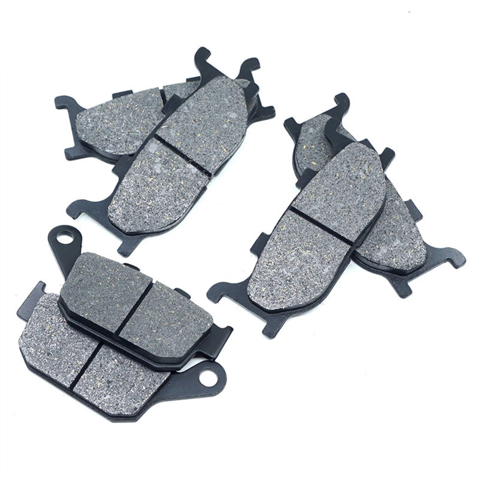 Wivplex Bremsbeläge vorn und hinten, Satz, for Yamaha, MT-03 2006 2007 2008 2009 MT03 Bremsbeläge(Front Rear Brake Pad) von Wivplex