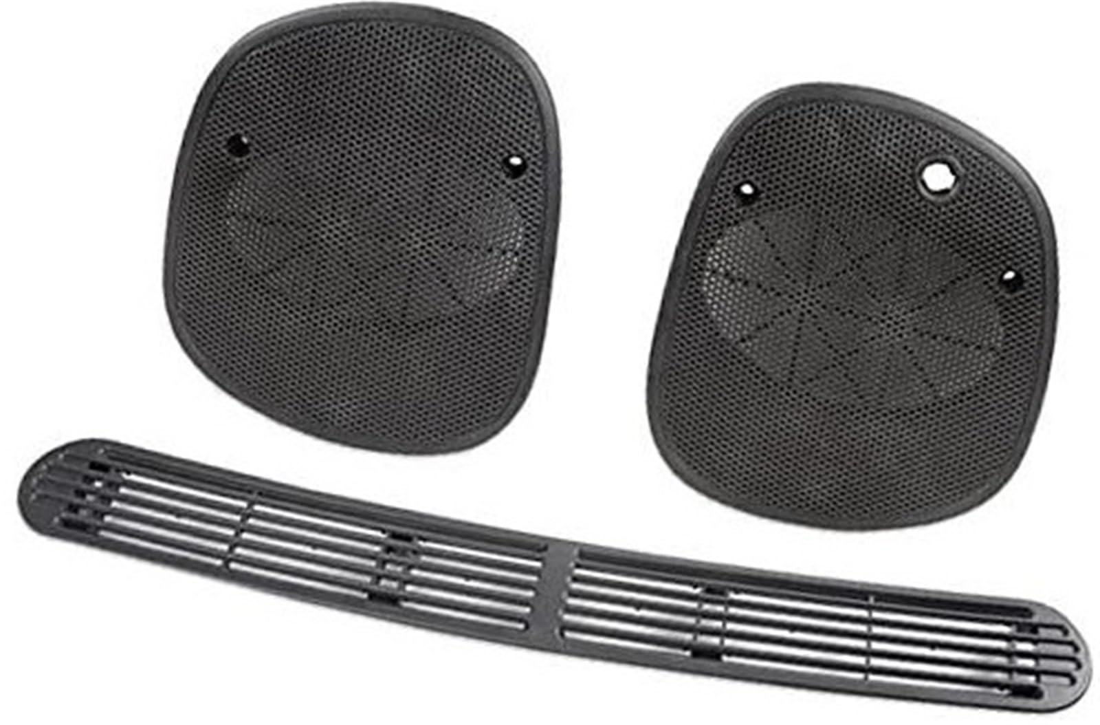 Wivplex Dash Defrost Vent Cover Panel und Lautsprechergitter-Abdeckungsset for 1998–2005, for Chevrolet S10, for GMC Jimmy Sonoma/, for Oldsmobile Bravada/Blazer, 3 Stück Eckverkleidung für Windschutz von Wivplex