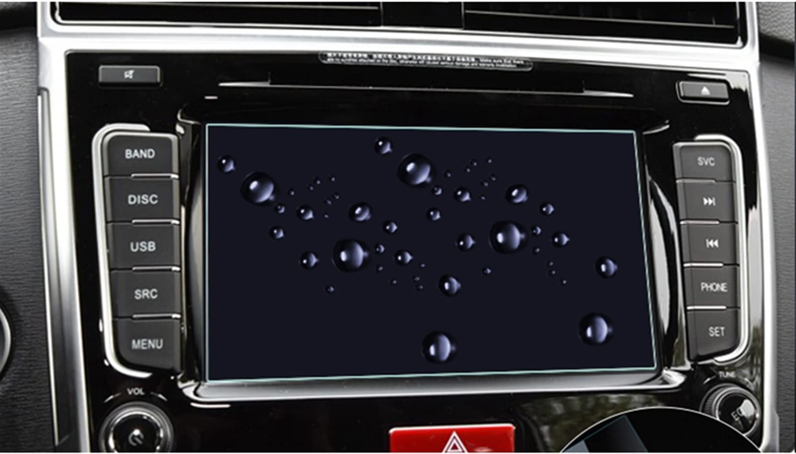 Wivplex Displayschutzfolie aus gehärtetem Glas for Autonavigation, Touchscreen, Schutzaufkleber, Kratzfest, for Haval, M6 2017 2018 2019 Displayschutzfolie(8inch 175X97mm HD) von Wivplex