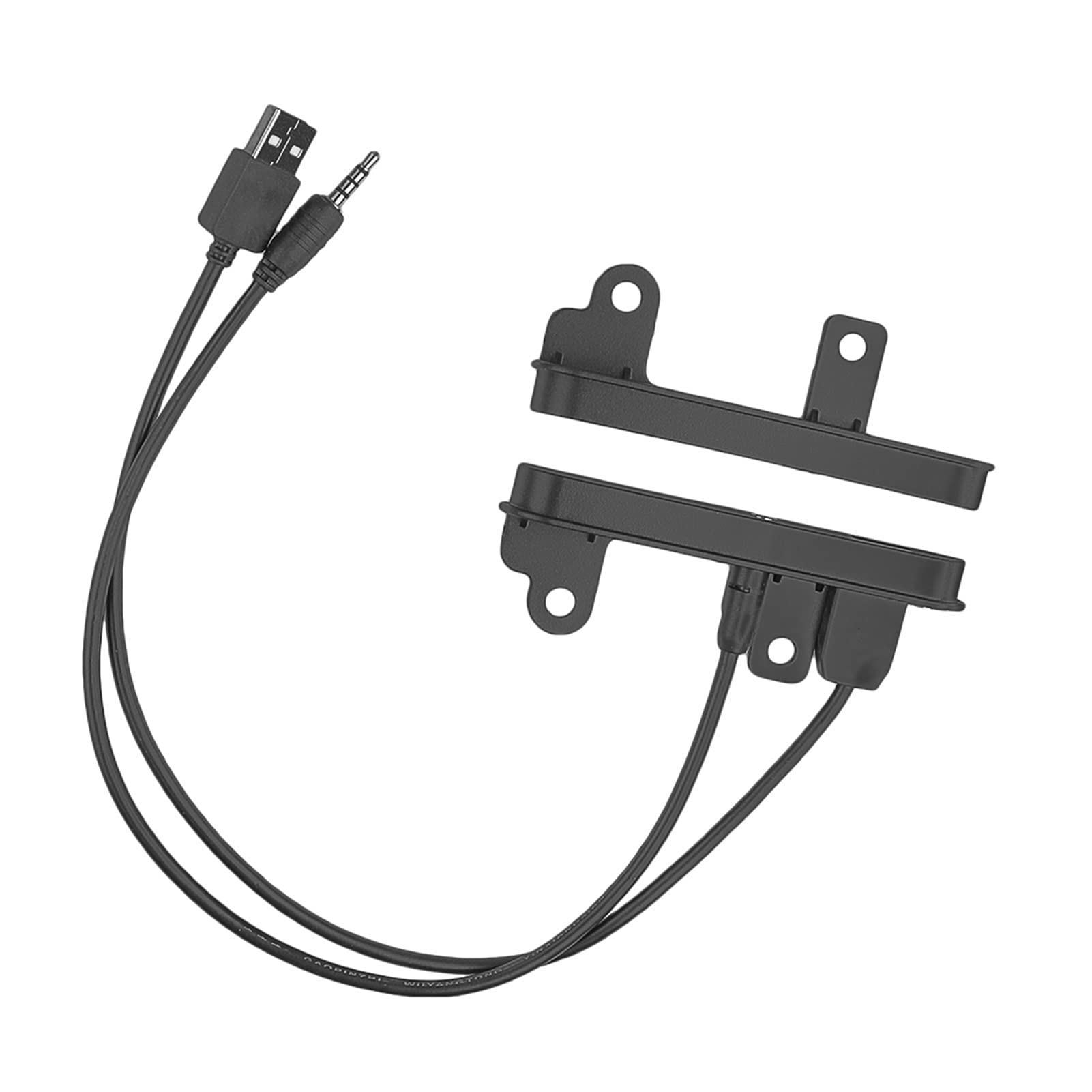 Wivplex Doppel-Din-Armaturenbrett-Set for Fahrzeuge mit AUX-USB-Anschluss, Radio-Einbau, Seitenverkleidung, Blendenrahmenplatte, for Toyota, for Scion Radioblende von Wivplex