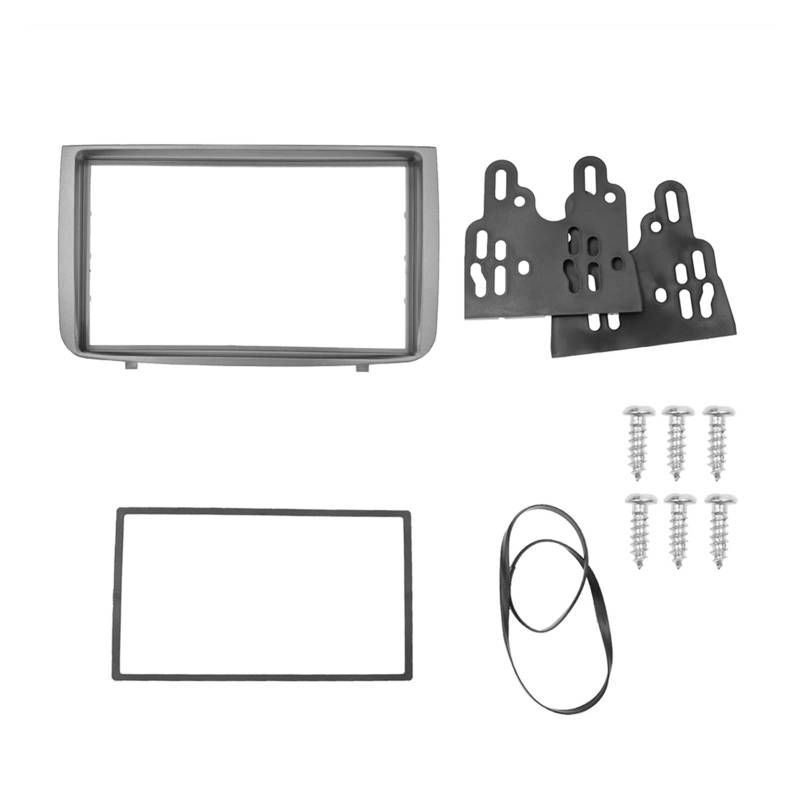 Wivplex Doppelte 2-DIN-Facia-Blende for Radio, DVD, Stereo, CD-Panel, Armaturenbrett-Montage, Installationssatz, Frontrahmenblende, for Alfa Romeo 147 Radioblende von Wivplex