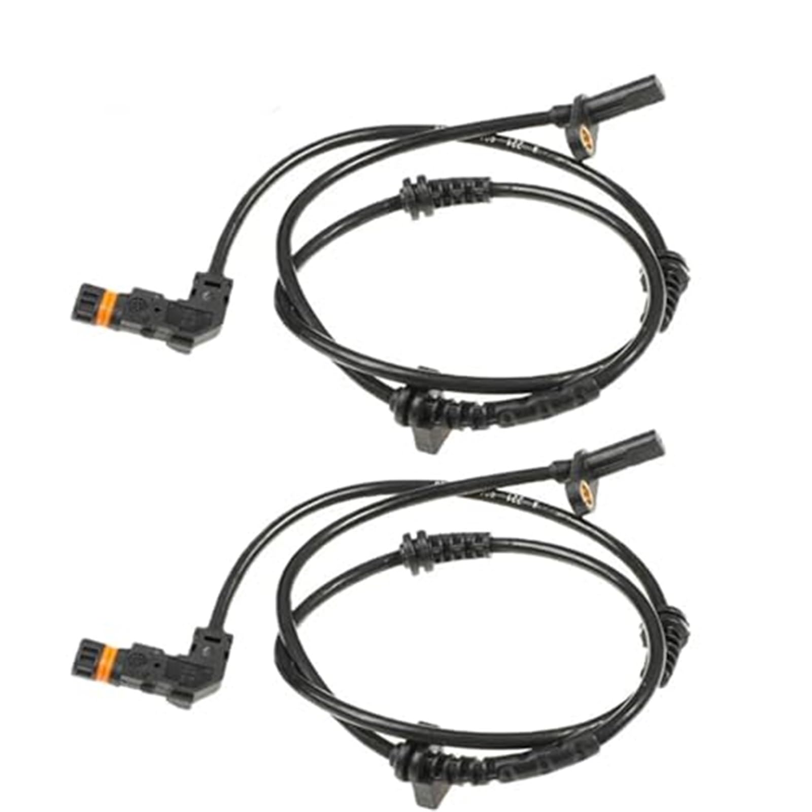 Wivplex Front Left Right ABS Wheel Speed Sensor, for Mercedes-Benz, S550 S350 CL550 V6 V8 2007-2014 2219057400 2219056100 Autoparts Getriebesensoren(Black A Pair) von Wivplex