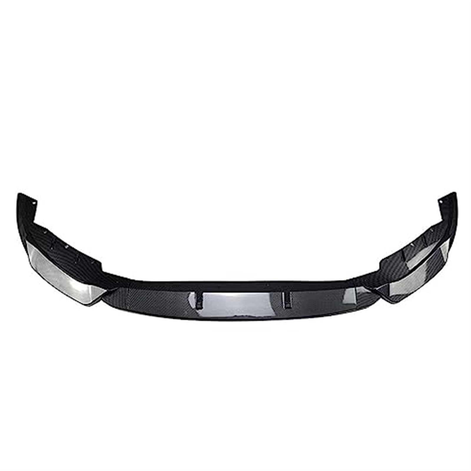 Wivplex Frontstoßstange Lip Spoiler Splitter Guards Cover Body Kit, for, 5 Series G30 G31 520i 525i 530i LCI 2021+ NUR Autozubehör Frontspoiler Kinnspoiler für die vordere Stoßstange(Black Carbon Fib von Wivplex