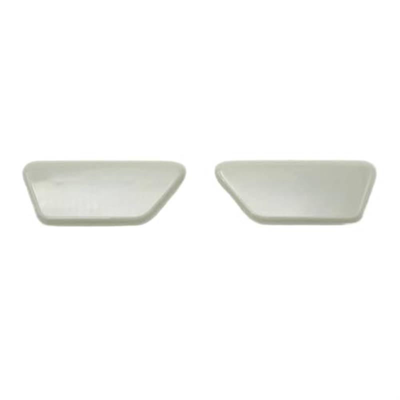 Wivplex Frontstoßstangen-Scheinwerferwaschkappe, for Mitsubishi, Outlander XL 2013-2015 Lampendüsenabdeckung Scheinwerferwaschdüsen-Abdeckkappe Abdeckung der Scheinwerferwaschanlage(Black 1 PAIR L AND von Wivplex