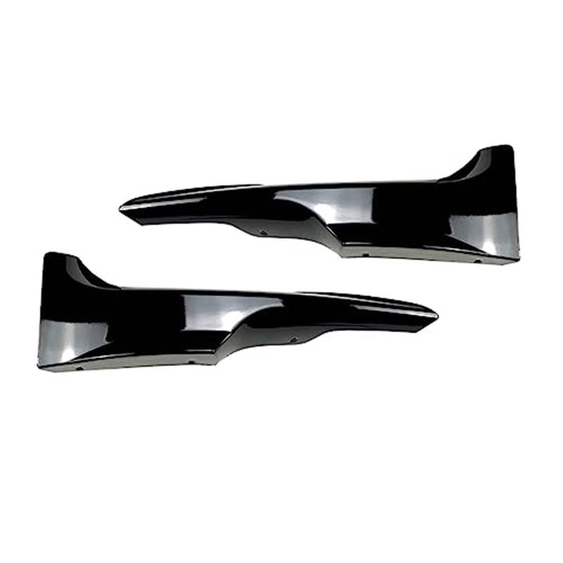 Wivplex Frontstoßstangensplitter Canards Cover Spoiler, for, 3er E92 E93 M-Tech 2006–2009 Body Kit Coupe 2-Türer Autozubehör Frontspoiler Frontlippendiffusor(Black Glossy Black) von Wivplex