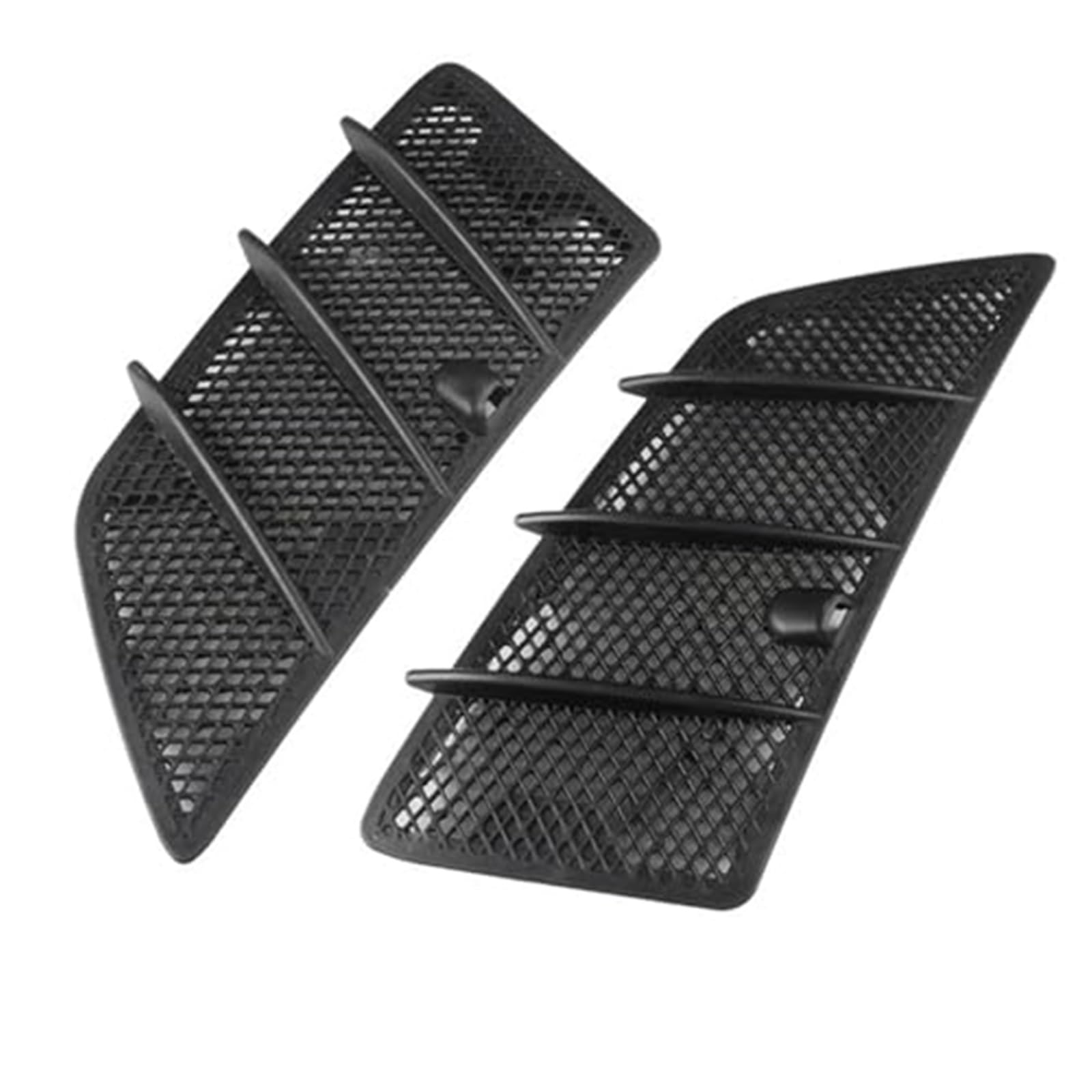 Wivplex Grill, for, W164 ML GL-Klasse 2008–2011, Auto-Kühlergrill, Lüftungsgitter, Abdeckung, Luftstrom-Einlasshauben, 2 Stück Stoßstangengrill Foglight-Augenbraue von Wivplex