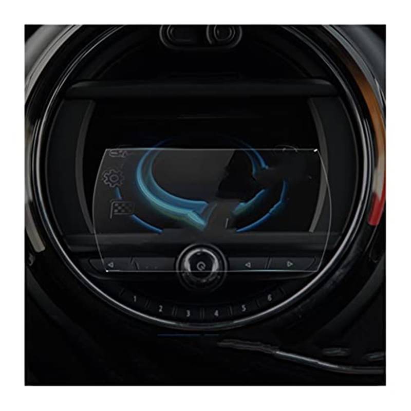 Wivplex Instrumenten-Displayschutzfolie, for Mini, for Cooper F54 F55 F56 F57 F60, Auto-Instrumententafel, gehärtetes Glas, Displayschutzfolie aus gehärtetem Glas Displayschutzfolien(Black Navigation von Wivplex