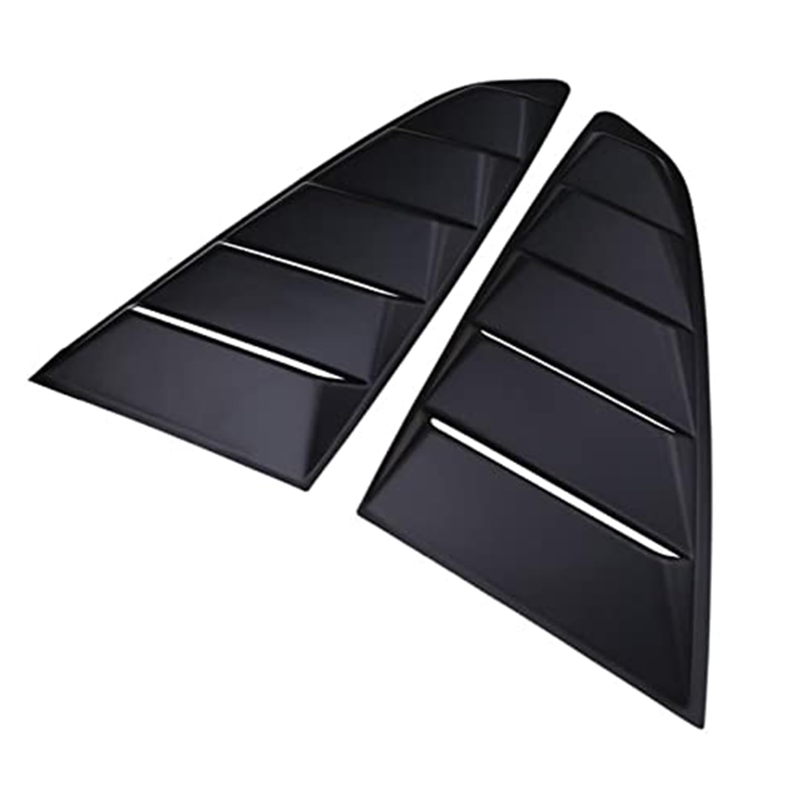 Wivplex Lufteinlassgitter-Schutzabdeckung, Ford, for Mustang, 2015 2016 2017 2018 2019 2020, hintere Seitenfenster-Lamellen, Schaufeln, Spoiler, Auto-Tuning-Panel, seitliche Lüftungsschlitze, Motorhau von Wivplex