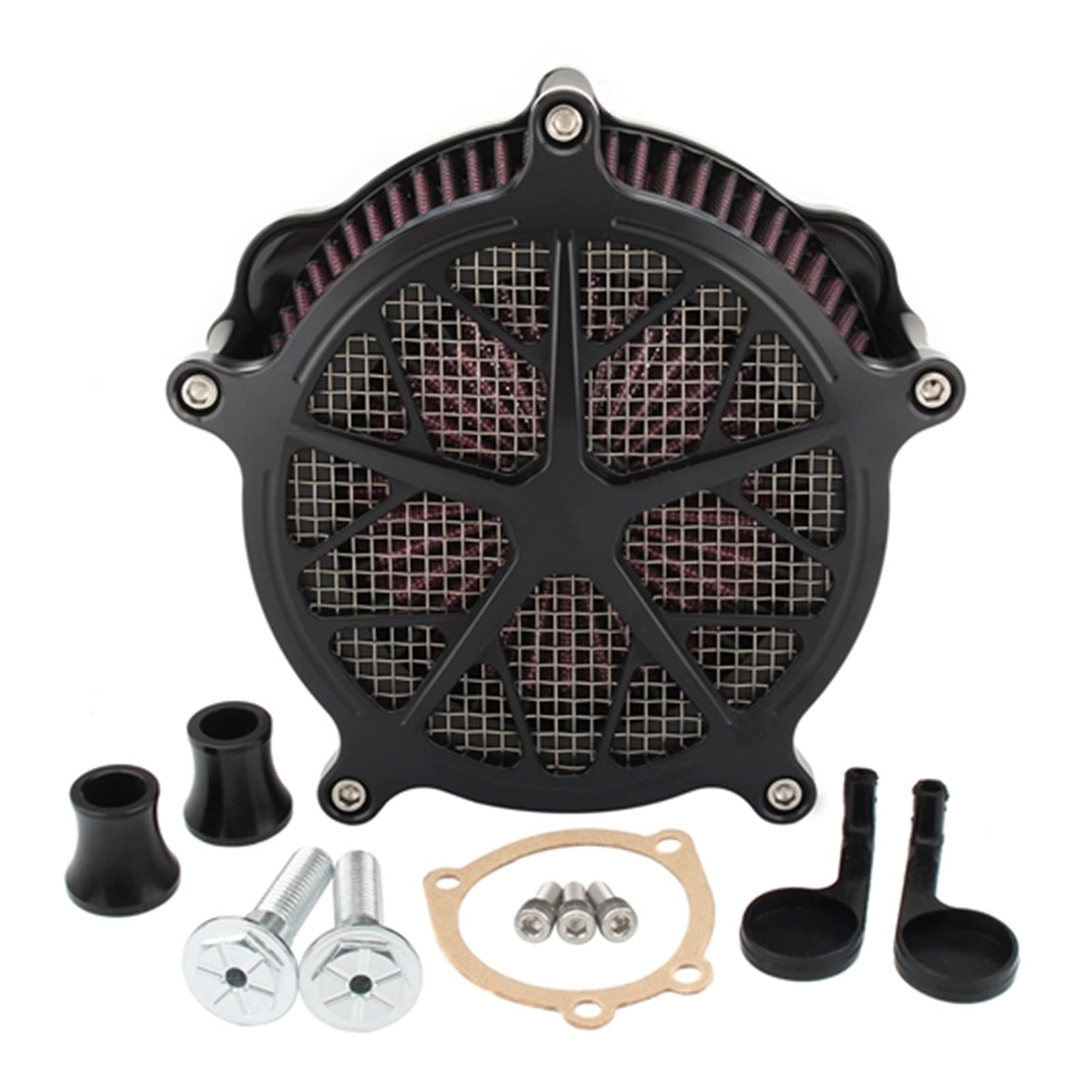 Wivplex Luftfilter Motorrad Venturi Intake Luftfilter Kit, for Harley, Sportster Iron 883 48 72 XL1200 XL883 1991-2019 Luftfilter Luftfilter(C) von Wivplex