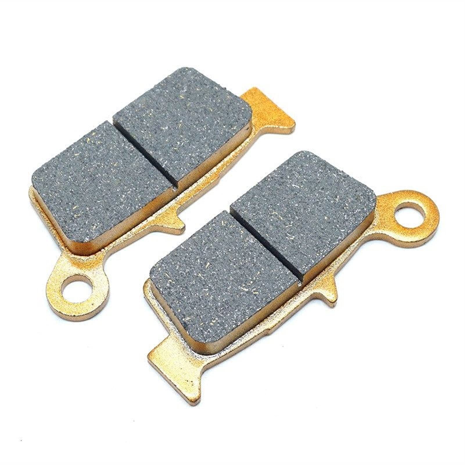 Wivplex Motorrad-Bremsbeläge vorn und hinten, Satz, for EC125 MC125 MX125 EC200 MC250 MX250 EC300 FSE450 Dirtbike-Teile Bremsbeläge(Rear Brake Pads) von Wivplex