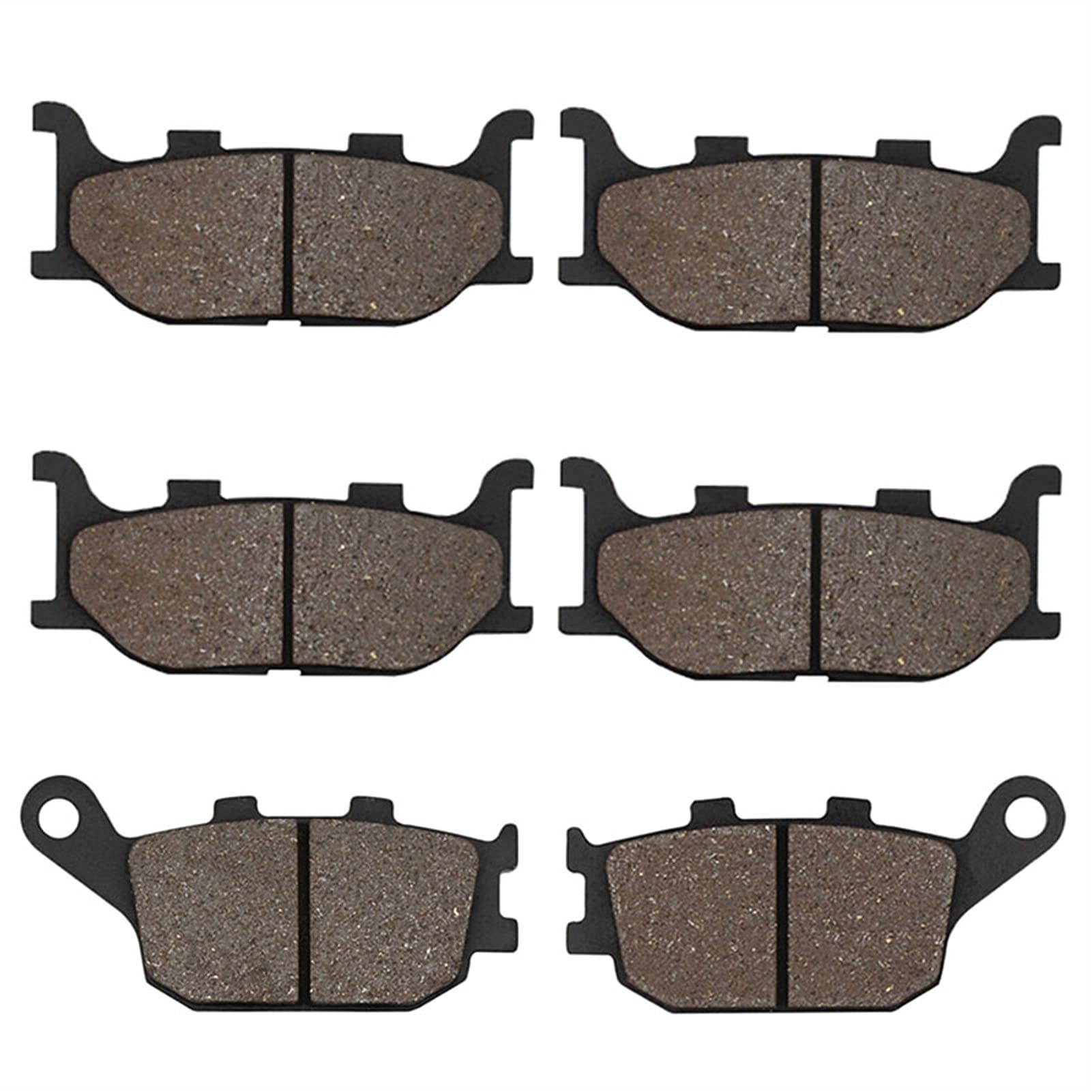 Wivplex Motorrad-Bremsbeläge vorne und hinten, for, XJ6N XJ6F XJ6S Diversion 600 2014 2015 XJ6SP Diversion 600 2013 Motorrad-Scheibenbremsbeläge(Front and Rear) von Wivplex