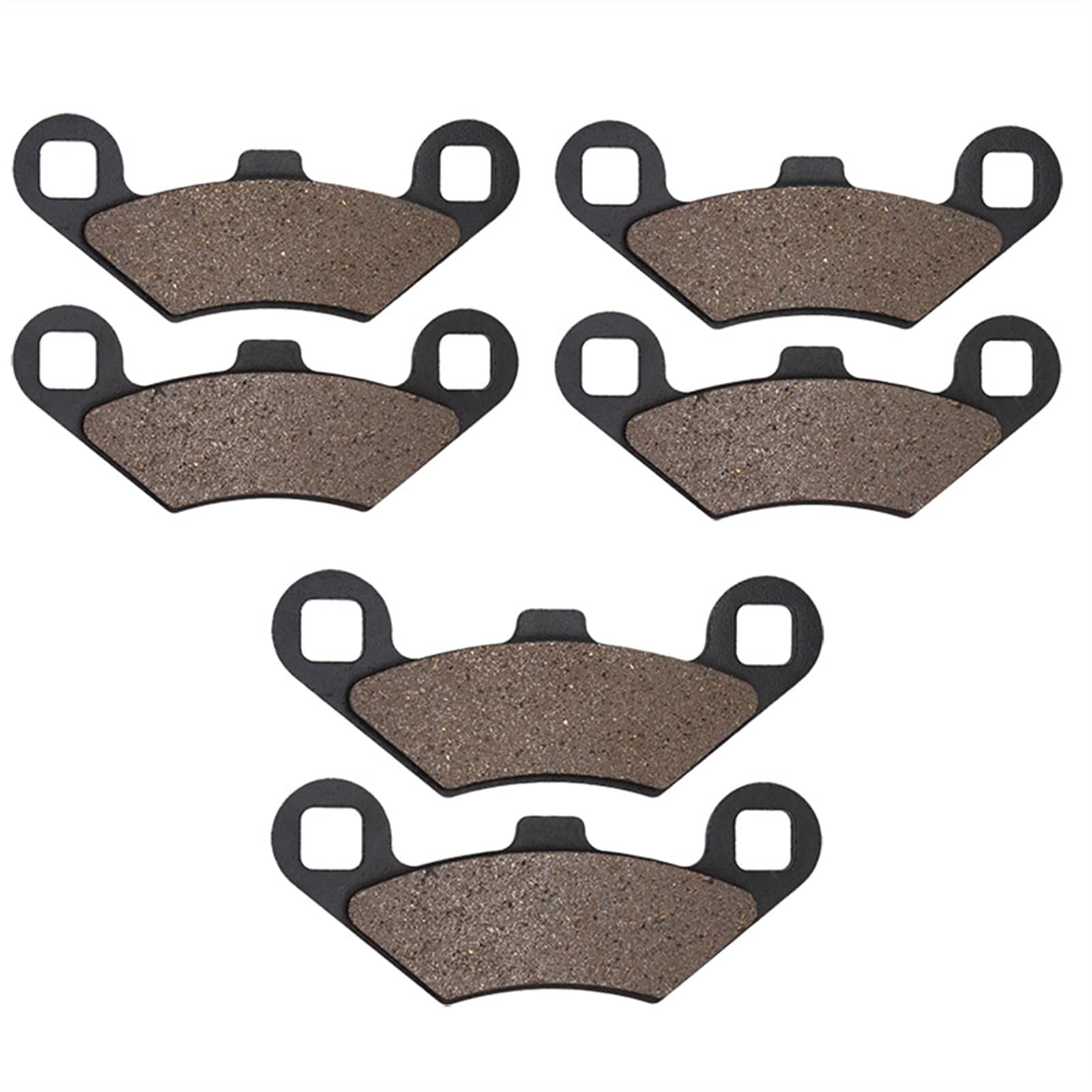 Wivplex Motorrad-Bremsbeläge vorne und hinten, for Polaris, 500 Predator 500 TLD 2003-2007 Bremsbeläge(3pairs) von Wivplex