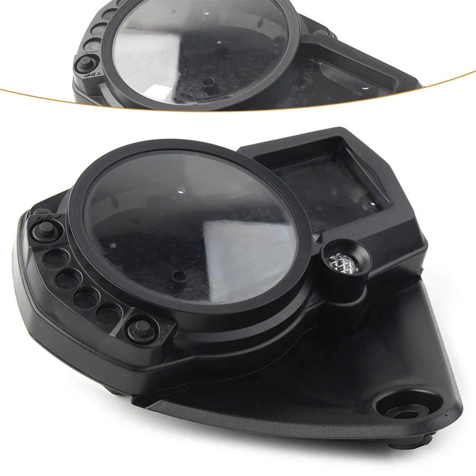 Wivplex Motorrad Instrument Tachometer Tachometer Messgerät Abdeckung Trim for GSXR1000 2007-2008 ABS Zubehör Zierring für Motorradinstrumente von Wivplex