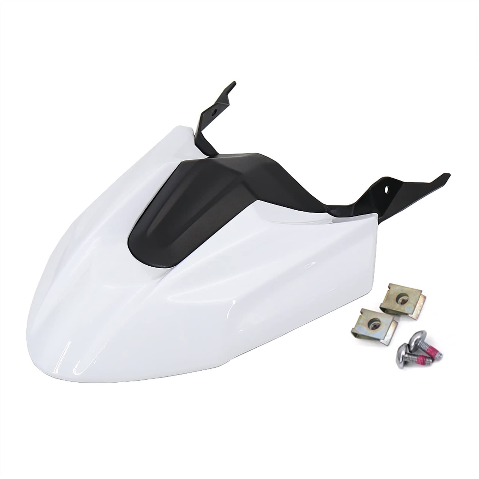 Wivplex Motorrad Schnabel Nase Kegel Verlängerung Front Verkleidung, for Tiger800, for TIGER800, for XC 2013, for XRT XRX 2015 2016 2017 2018 2019 Schutzblech(White) von Wivplex