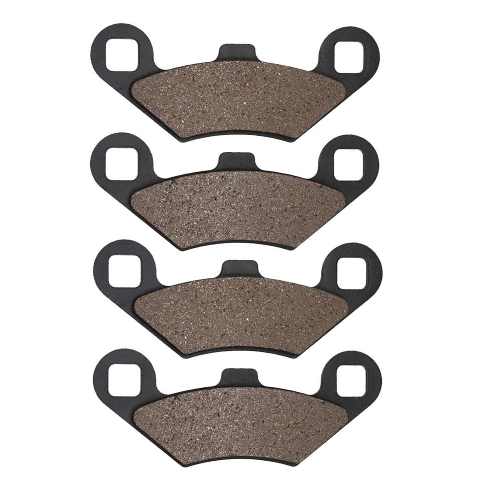 Wivplex Motorrad Vorne Und Hinten Bremsbeläge, for Polaris, 425, for Magnum, 425 6x6 1996-1997 Motorrad-Scheibenbremsbeläge(2 Front Pairs) von Wivplex