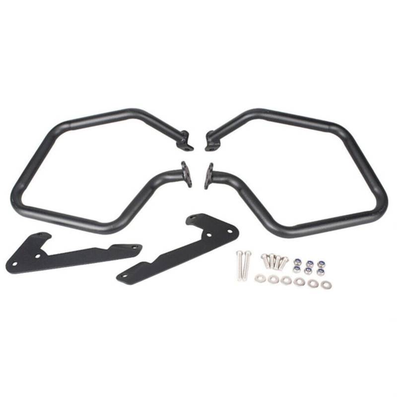 Wivplex Ölgekühlter Motorrad-Sturzbügel, Motorschutzabdeckung, Stoßstangenrahmenschutz, for R 1200 RT R1200RT R1200 RT 2014-2018 Motorrad-Motorschutz(Black Rear Crash bar) von Wivplex