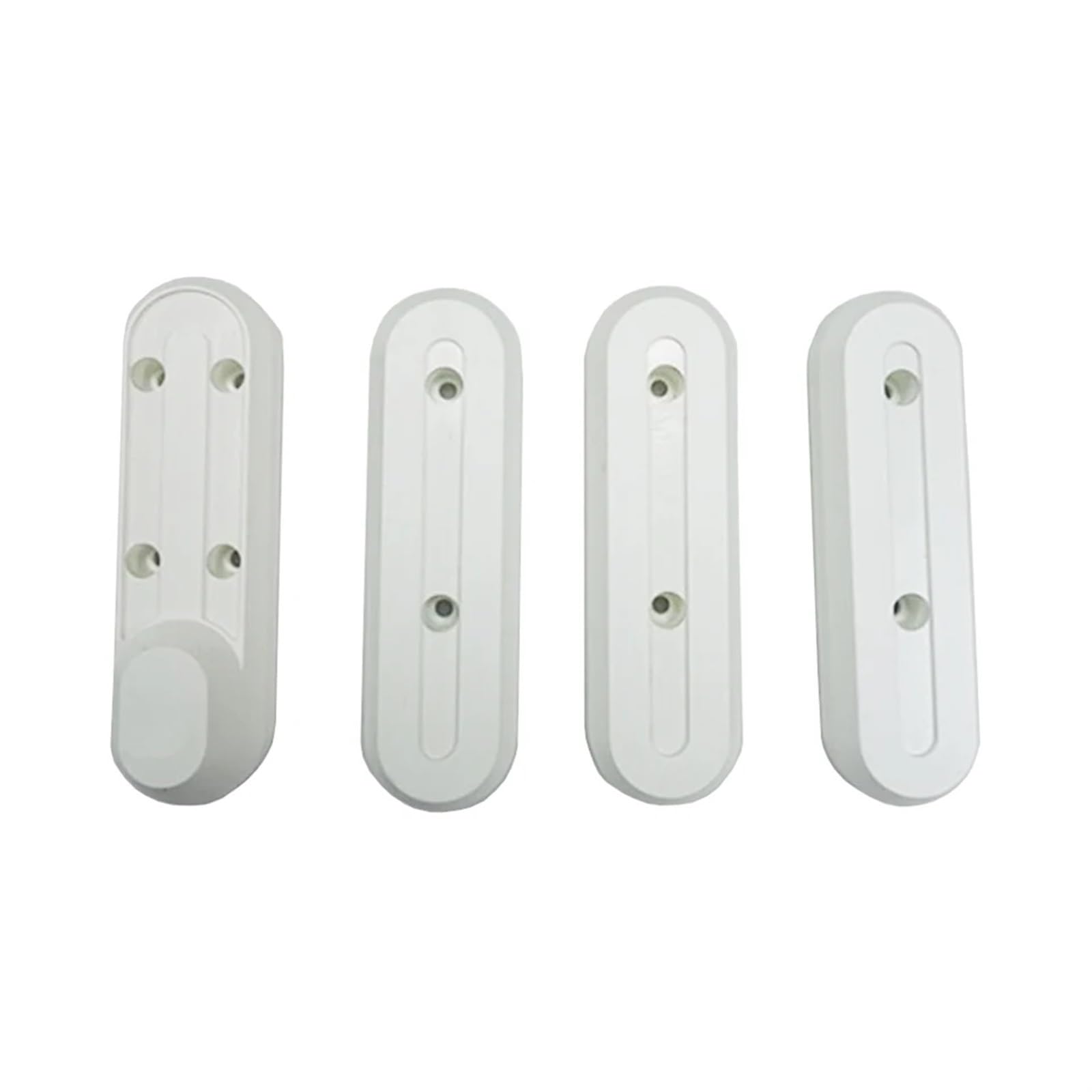 Wivplex Radkappen-Schutzhülle, reflektierender Aufkleber, for Xiaomi, M365 Pro 1S Scooter, Sicherheits-Nachtreflektoraufkleber vorn und hinten Reflektorstreifen-Set(White) von Wivplex