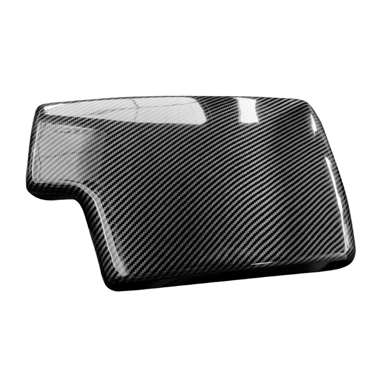 Wivplex Schutzabdeckung for Armlehnenbox der Mittelkonsole, for BMW, 3er E90 2005 2006 2007 2008 2009–2012, Auto-Kohlefaserstruktur Schutzhülle für Armlehnenbezug von Wivplex