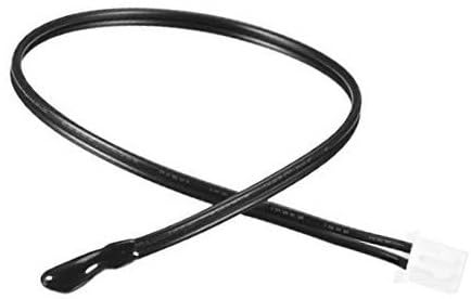 Wivplex Sourcingmap® 10K NTC Thermistorsonde 19,7 Zoll Epoxid-empfindlicher Temperatursensor for Klimaanlage Thermistor-Temperatursensor(Black 30mm) von Wivplex