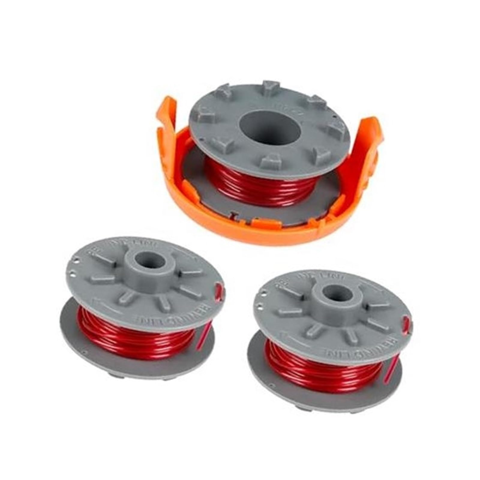 Wivplex Spulenfaden, for Gardena 5364-20, 1,6 mm x 6,1 m Rasentrimmer-Trimmer-Spulenfäden, for Gardena Turbo-Rasentrimmer SmallCut 2401 mit Abdeckung, for 05328-20 (6 Spulen + 1 Abdeckung) Rasenmähers von Wivplex