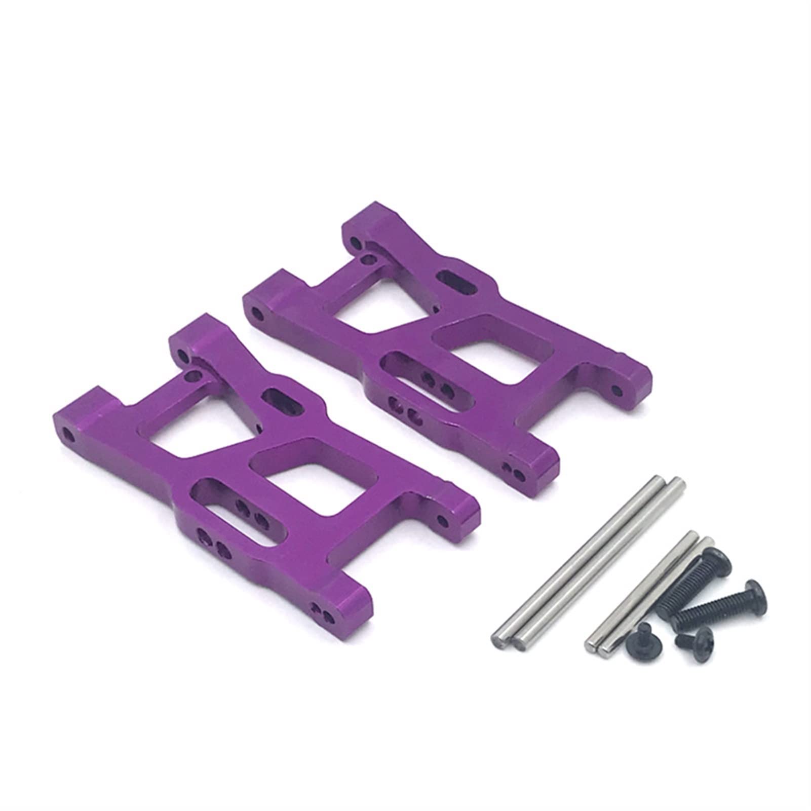 Wivplex Vorderarm 1250 Metall Rc Autoteile, for WLtoys, 144001 124016 124017 124018 124019 Rc-Auto-Stoßdämpferhalterung(Purple) von Wivplex